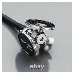 Welch Allyn 5079-321 Harvey DLX, Triple Head Stethoscope Black 28